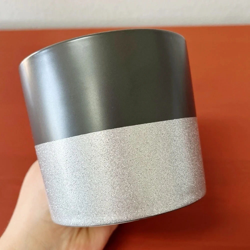 Starbucks Collectible Matte Charcoal Gray Silver Glitter Coffee Tea Mug 2018